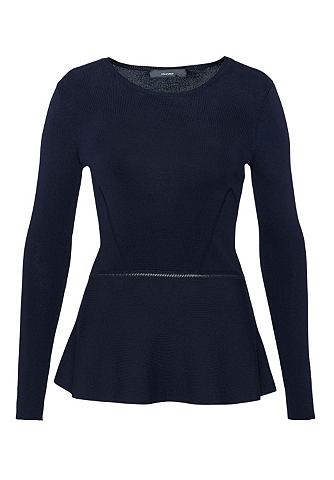 HALLHUBER Peplum megztinis su intarpas